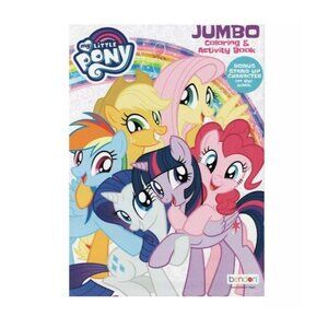 My Little Pony Coloring & Activity Kids Book: 80 Pages + Stand-Up Character